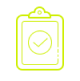 Ícone de eliminação de retrabalho e riscos